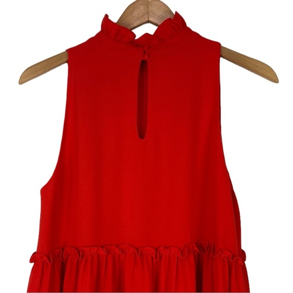 Elliatt x Anthropologie Ruffled Turtleneck Swing Dress - Picture 6 of 14